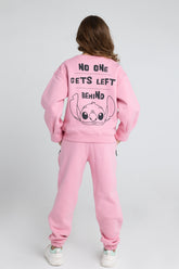 STITCH Set Left Behind  Hot Pink PJ